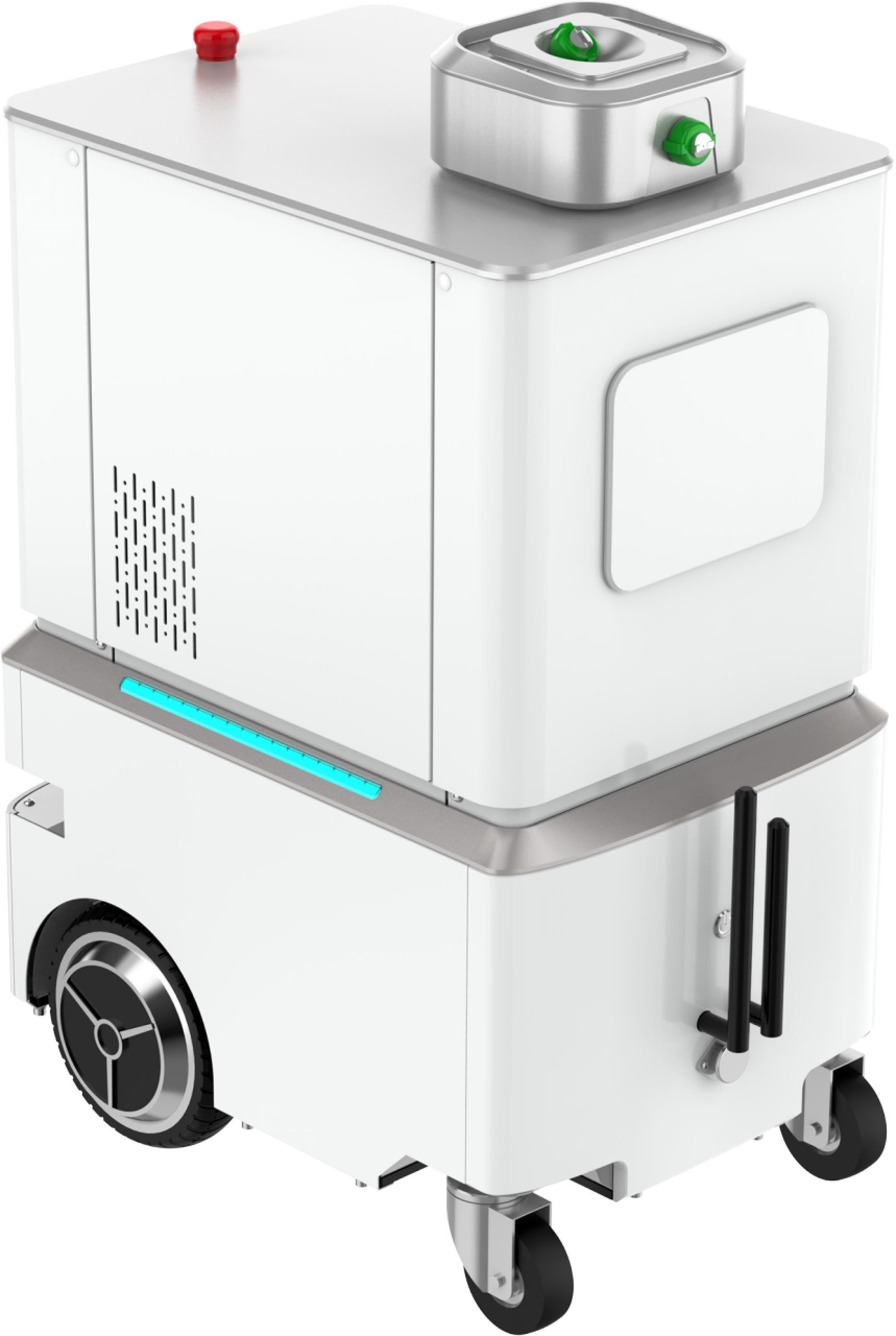  Mobile Robotic Disinfectant Spray Sanitation H2o2 AGV Manufactures