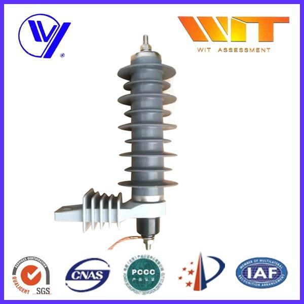 Self Standing Lightning Surge Arrester With Polymeric Housing , High Energy
