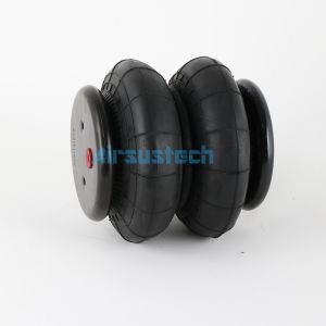  2B7×7P01 Double Convoluted Air Springs 1/4NPT Industrial Rubber Airbag For Test Bench Equipment Manufactures