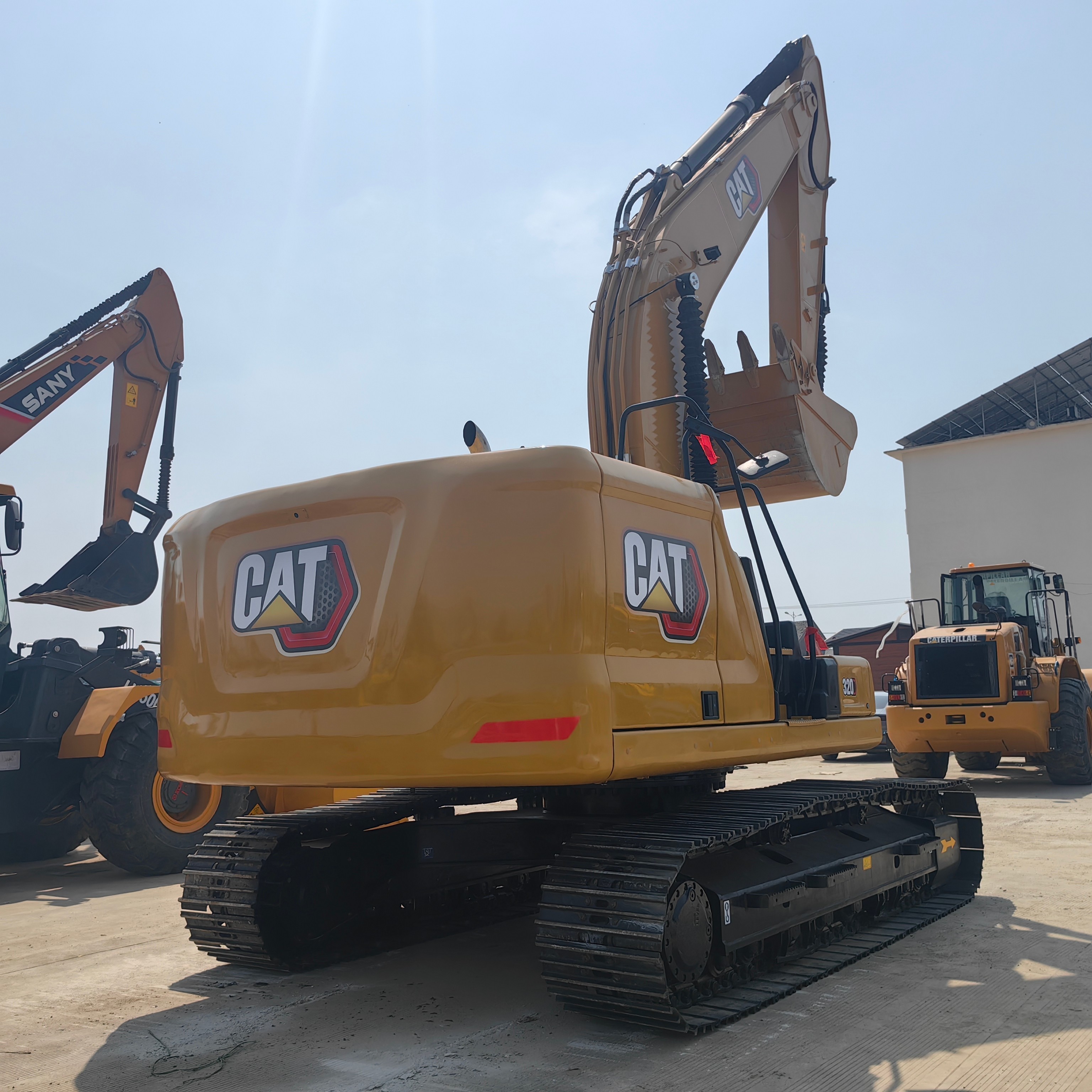 Original Paint Used Cat 320 High-End Version Hydraulic Tracked 20ton Digger