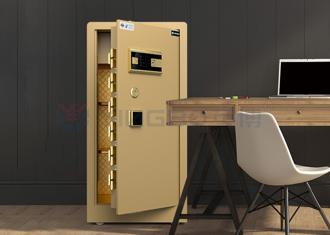 Home Security Fingerprint Biometric Lock Safe Box H1000mm YB/RS-100 Gold