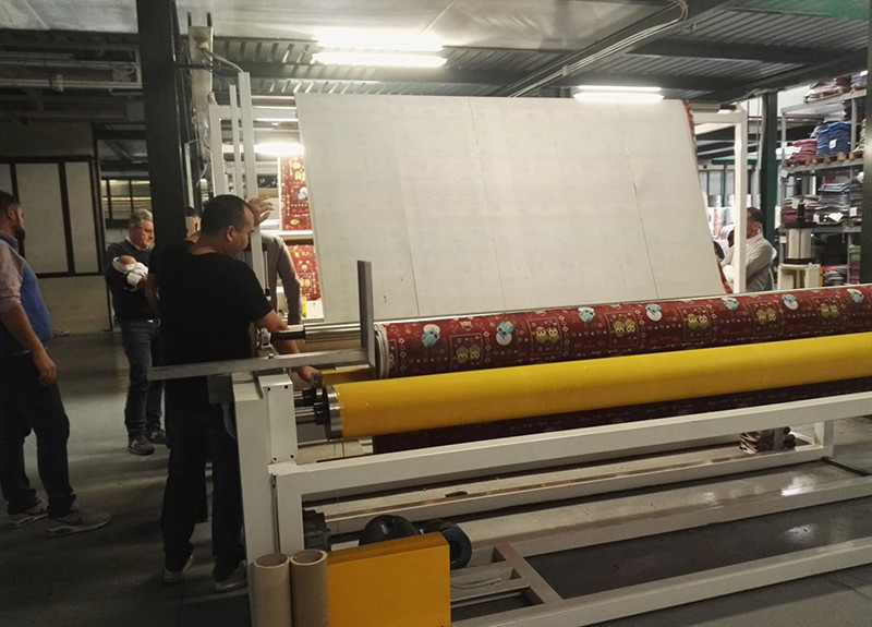 TPR TPE Carpet Backing Machine CE Yarn Carpet Making Machine ABB Inverter