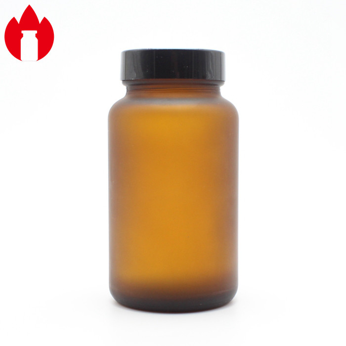 100ml 120ml 300ml Wide Mouth Vials Medical Amber Wide Mouth Glass Jar For Tablet