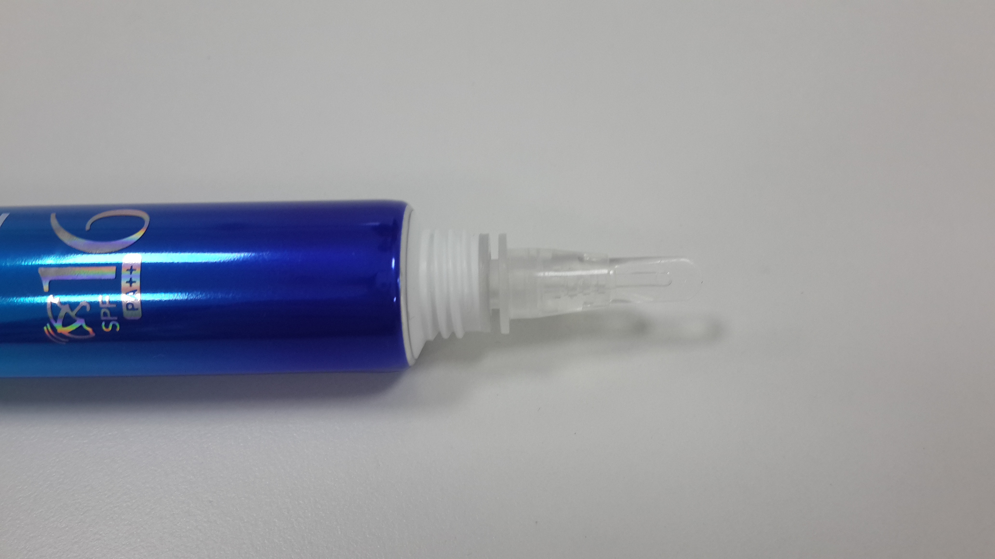 Shiny Needle Nose Eye Cream Tubes for Cosmetic Packaging Diameter 19mm