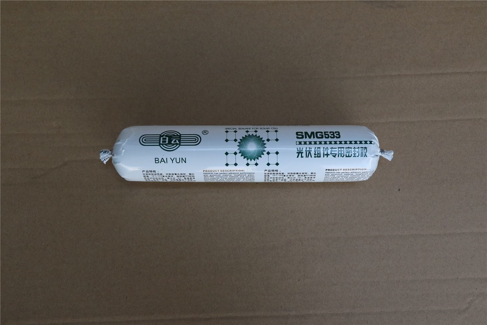 White Silicone Caulk SMG533 BSI Solar Panel Adhesive 400ml 25kg