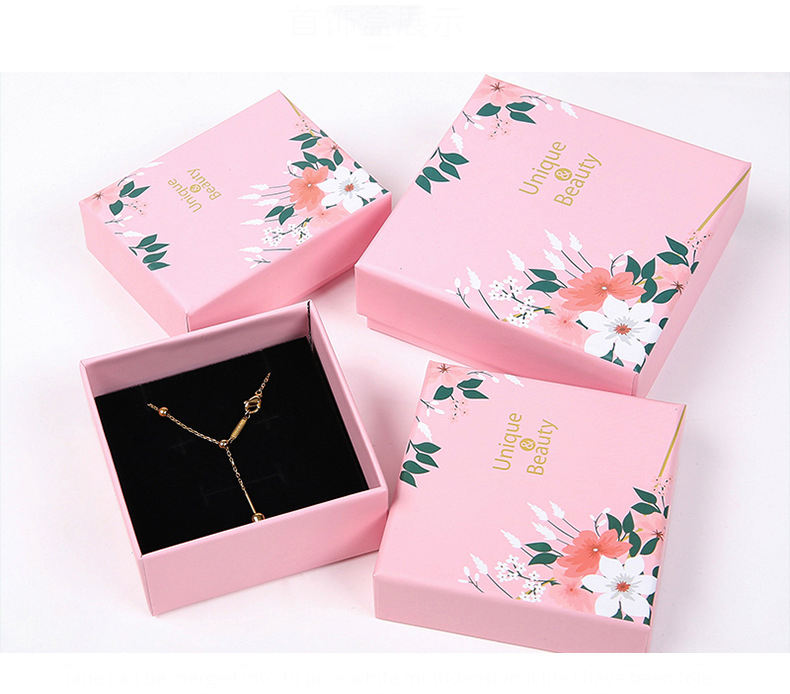 Custom Ivory Board Paper Box For Gifts Packaging with Glossy Lamination and Custom Logo