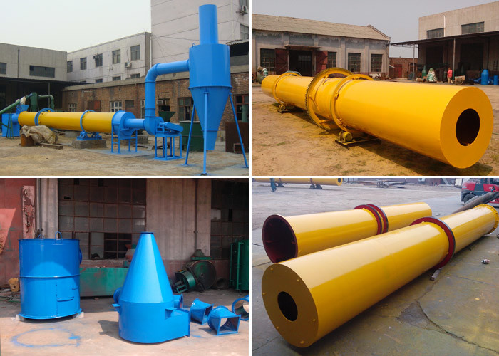 800Kg/h Hot Airflow Small Sawdust Dryer Machine For Wood Sawdust
