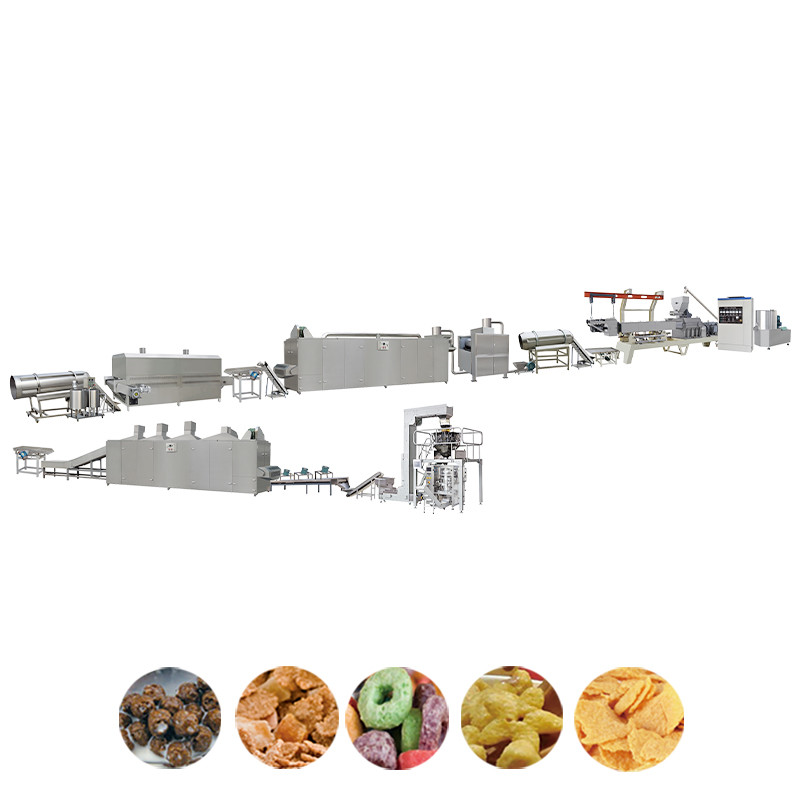 MT Breakfast Cereal Production Line Maize Flake Machinery 230kg/H