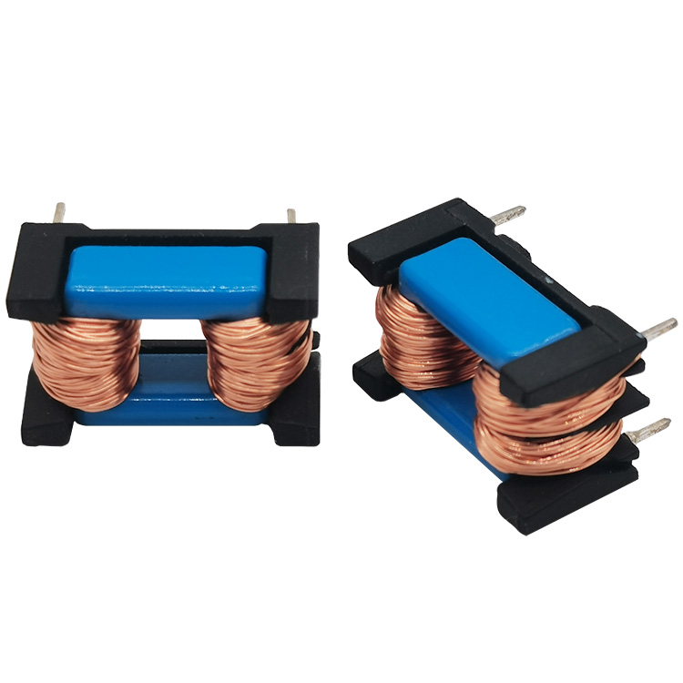 Toroidal nanocrystalline toroidal core differential mode choke coil inductor