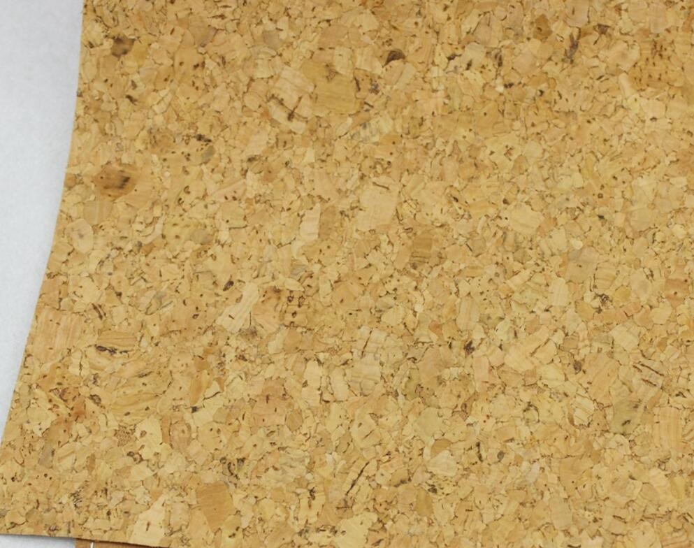 100% Plant-Based 1.35m Width Nature Cork Leather by Roll Package