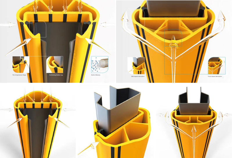 Flexible Rack Upright Protector