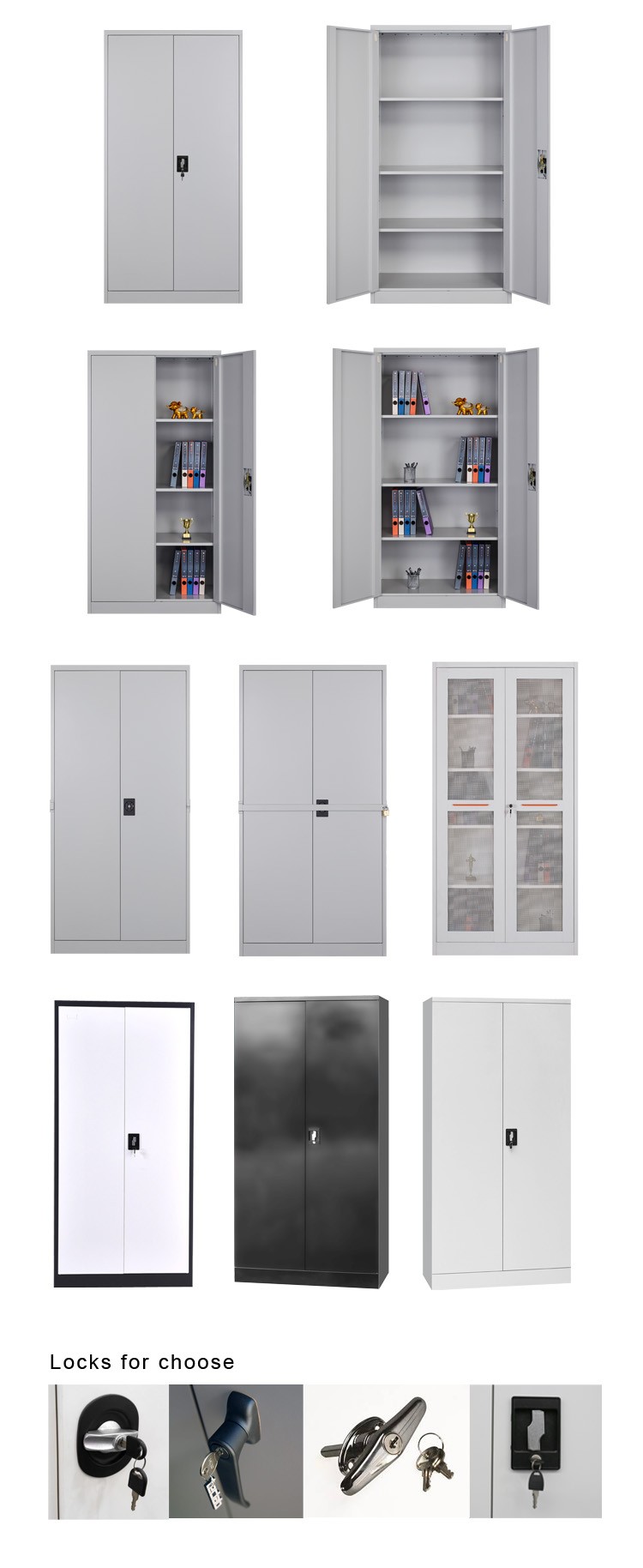 12mm Shelf Edge 400mm Depth Steel Filing Cabinet