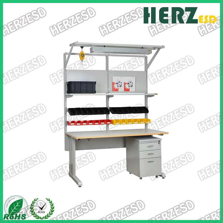 Durable ESD Work Table / Electrostatic Workbench Static Load 500kg Dynamic Load 300kg