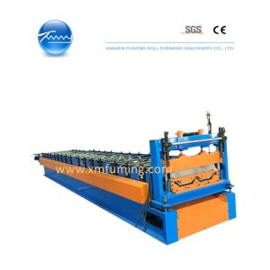  Boltless Metal Roof Panel Roll Forming Machine Powerful Automatic Manufactures