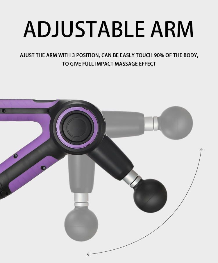 2600mAh Ergonomic Professional Handheld Massager For Physiotherapists