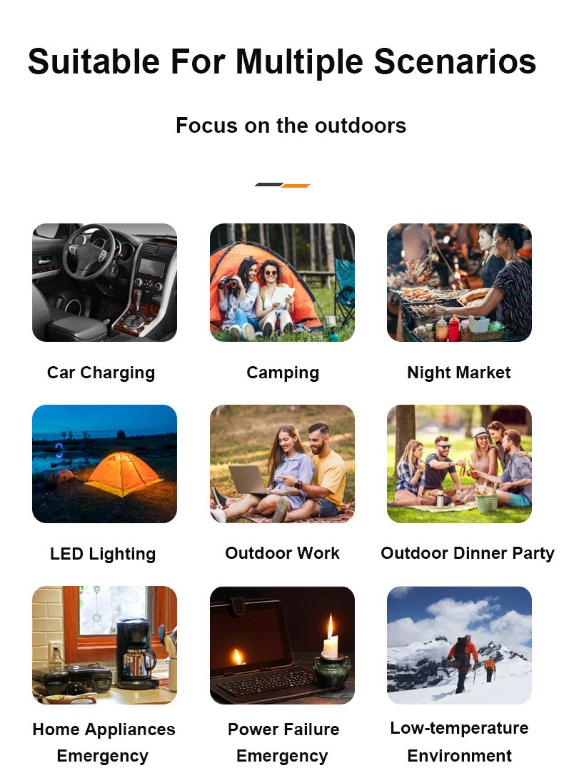 Energy Saving Recharge Cylindrical LifePO4 Battery Portable Power Station With Solar Panel For Off Grid Solar System