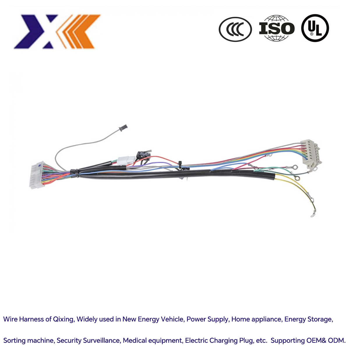 Electric Security Equipment Custom Pin and Voltage Wire Harness for Automotive Security