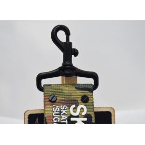 2D Embossed Custom Silicone Keychains With Canvas For Men