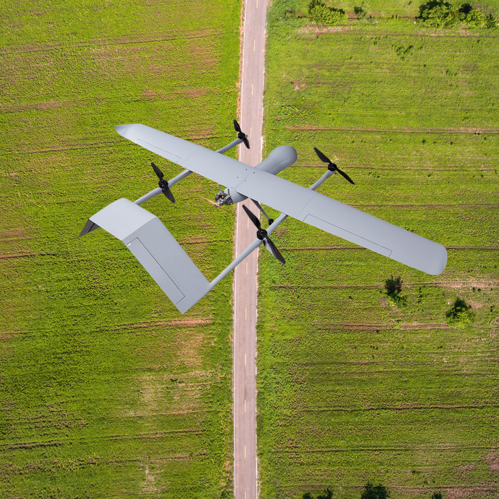 HX4HFW460 30KG VTOL Fixed Wing Drone Surveying 3D 4D Mapping Police Marine Inspection Security Military UAV Camera Pod