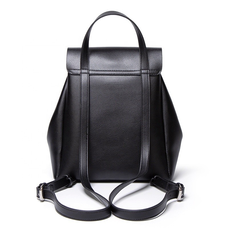 Latest Hot Drop Shipping Women Classic Casual Students Custom Logo Leather Backpack Bag