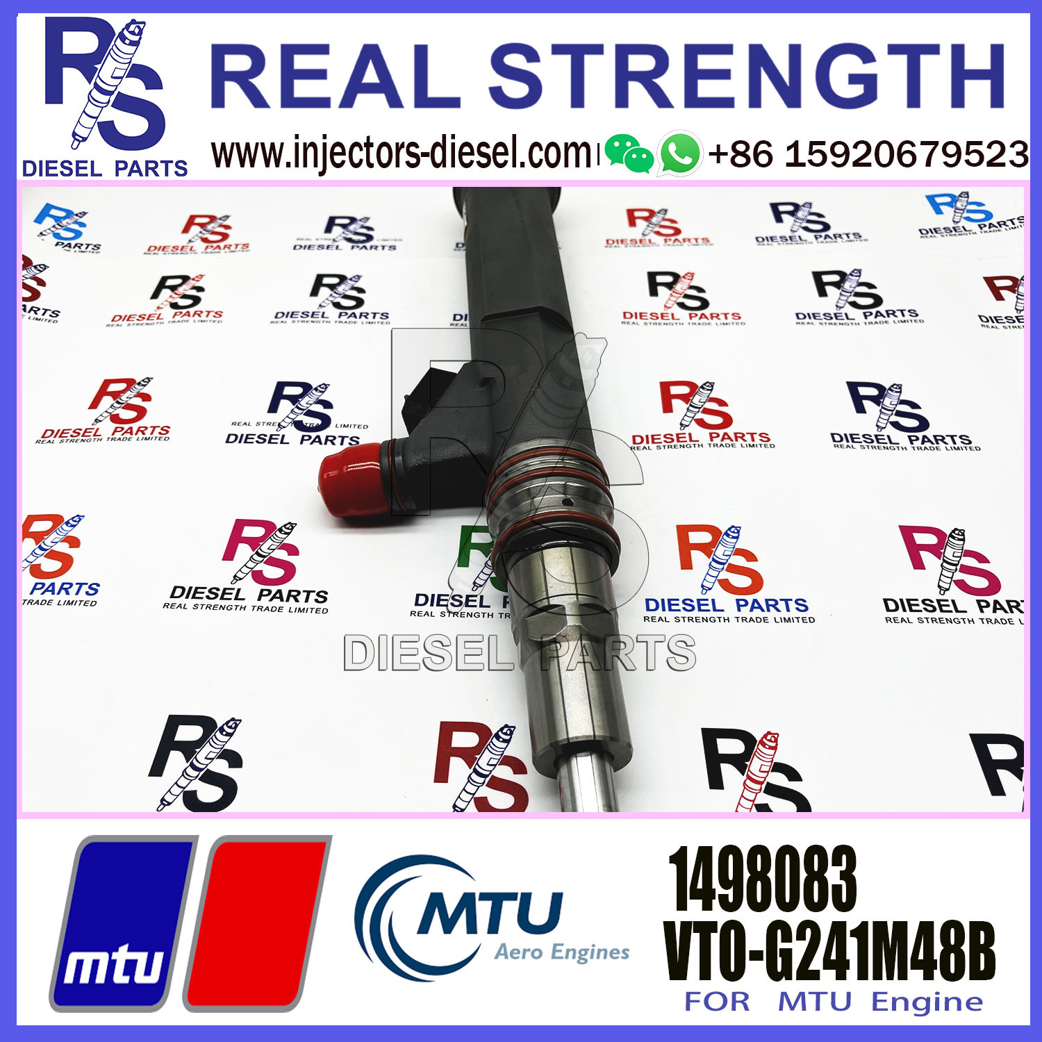 High Quality Common Fuel Injector 1498083 VTO-G265G48B X5240750003