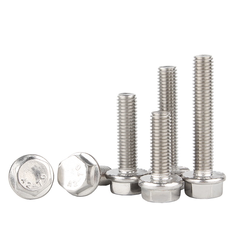 High Strength DIN6921 Carbon Steel 8.8 Grade Galvanized Outer Hexagonal Head Flange Screw