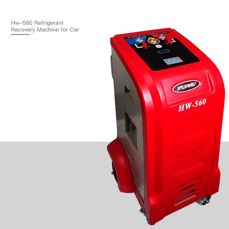 50HZ R134a Gas Car Automotive AC Recovery Machine Huawei 560