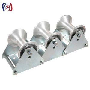  10kN Linear Angular Cable Roller Underground Cable Pulling Tools Manufactures