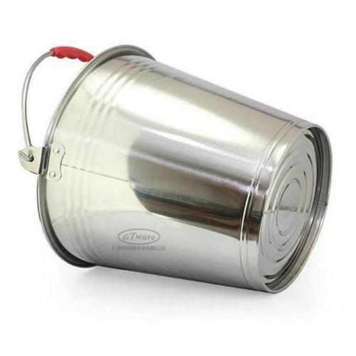 Food Grade Stainless Steel Water Bucket 0.4mm Thickness Durable And Easy