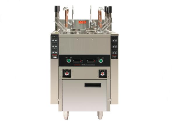 6 Baskets Free Standing Auto Lift Up Noodle Cooker / Commercial Kitchen