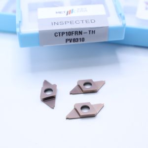  CTP10FRN-TH CNC Carbide Insert For Cut-Off PVD Coated Parting Off Indexable Inserts Right Cutting HV4200 Hardness CTP Manufactures