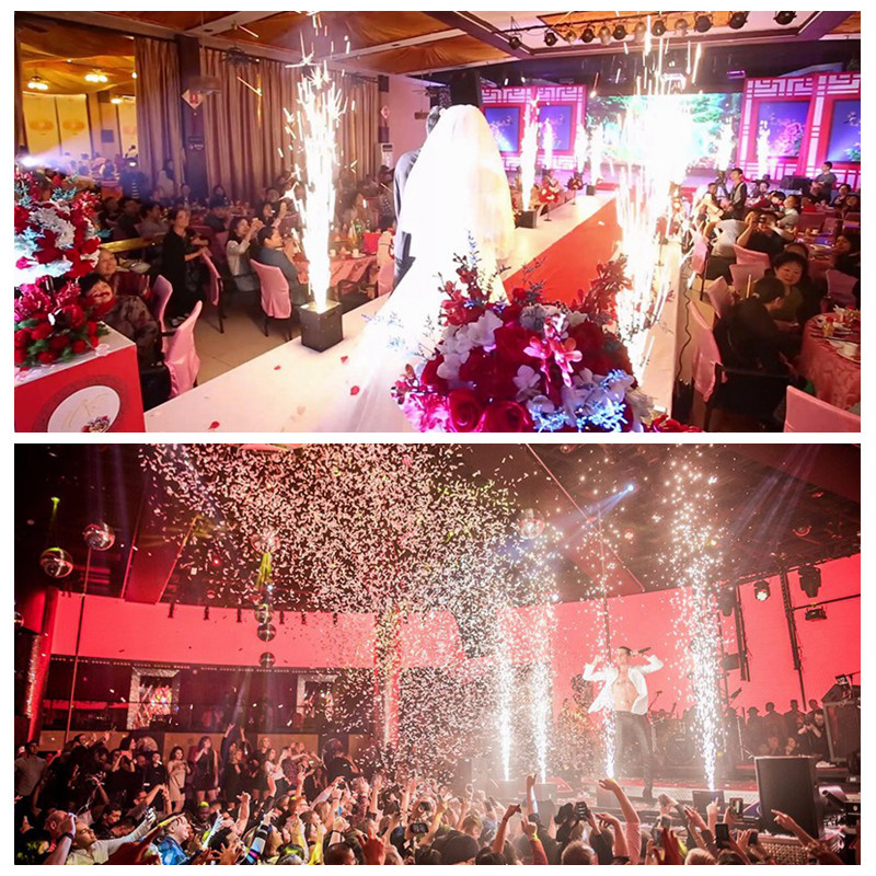 Stage Wedding Opening Ceremony UL CE Listed Wireless DMX Cold Spark Machines
