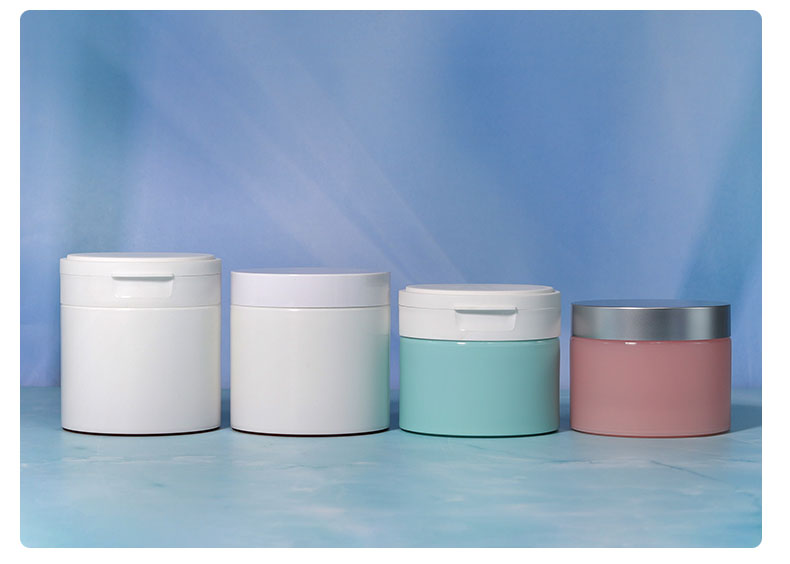 80g/100g/200g PP Material Flip Top Cap Jar for Cosmetic Cream and Sunscreen Cream Packaging