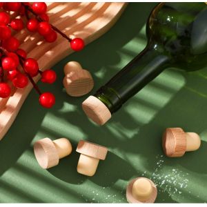 Custom T-shaped Reusable Wine Corks for Wine Stoppers Acceptable Customer's Logo