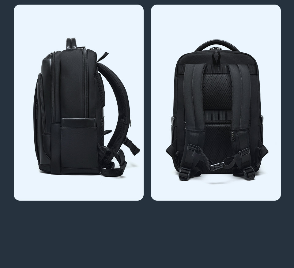 Business Travel Backpacks Anti Theft Waterproof Shockproof Large Capacity 15.6 Inch Laptop Luxury