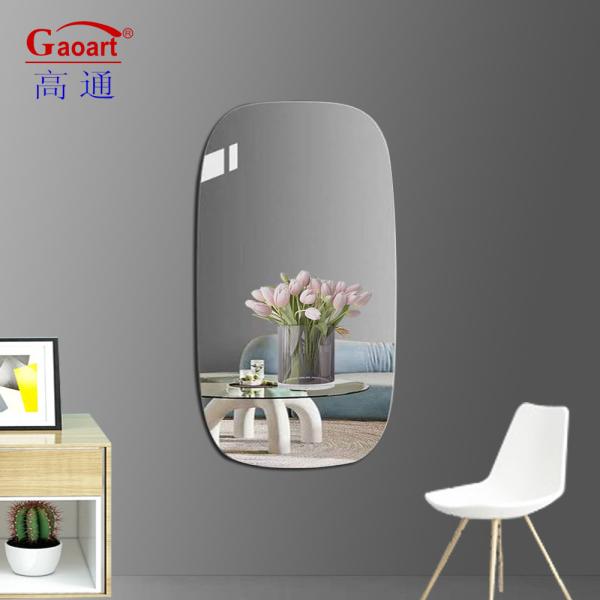 Customized Size Glass Hallway Full Length Beauty Salon Bathroom Makeup Furniture