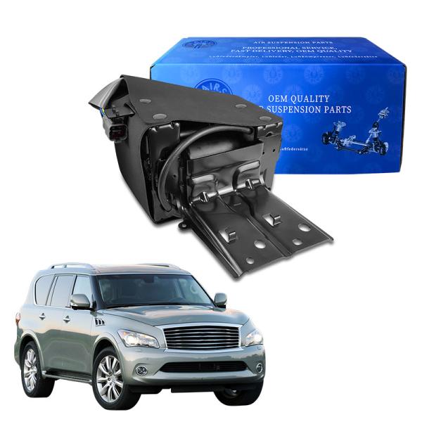 Air Suspension Compressor Kit Pump For Infiniti QX56 QX80 Nissan Armada 53400