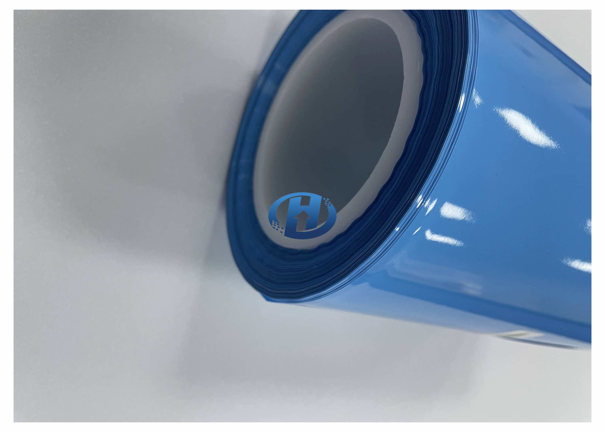 35 μm Low Density Polyethylene Film Blue Silicone Coating PE Film for Tape application
