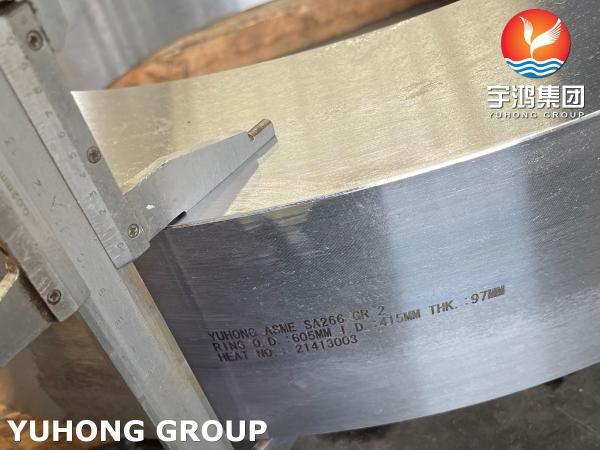 ASME SA266 GR2 K03506 Carbon Steel Forged Ring For Pressure Vessel Parts