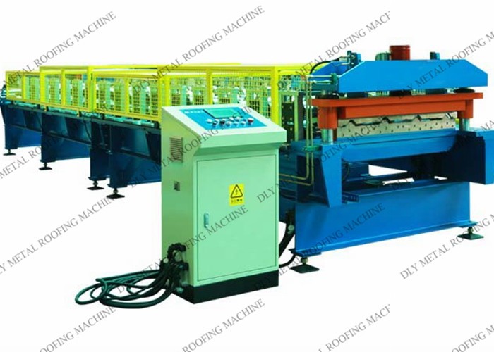 TR40 Cr12 Corrugated Iron Rolling Machine Trapezoidal Ibr Roll Forming Equipment