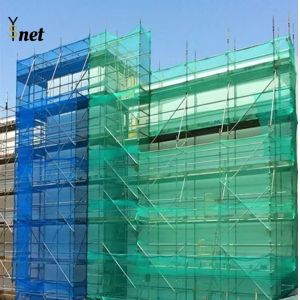 Customized Construction Safety Net Fireproof Dust Proof Green Scaffold Netting