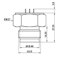 Isolation Film Pressure Sensor Hydraulic Pressure Transducer Oem Service