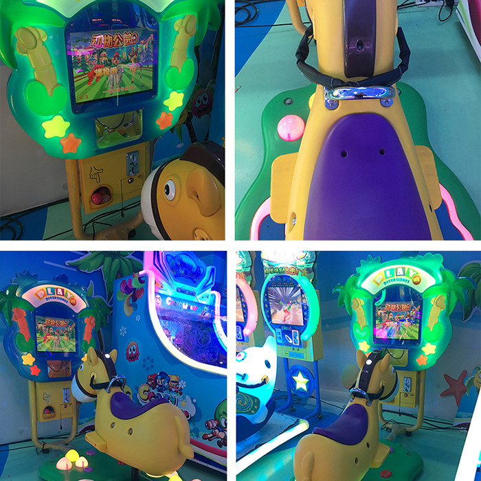 Super Fun Indoor Kiddy Ride Machine 3d Racing Horse For Super Mall