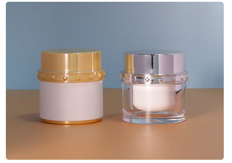 Skincare Body Butter Containers Luxury Cream Jar Set With MS Collar