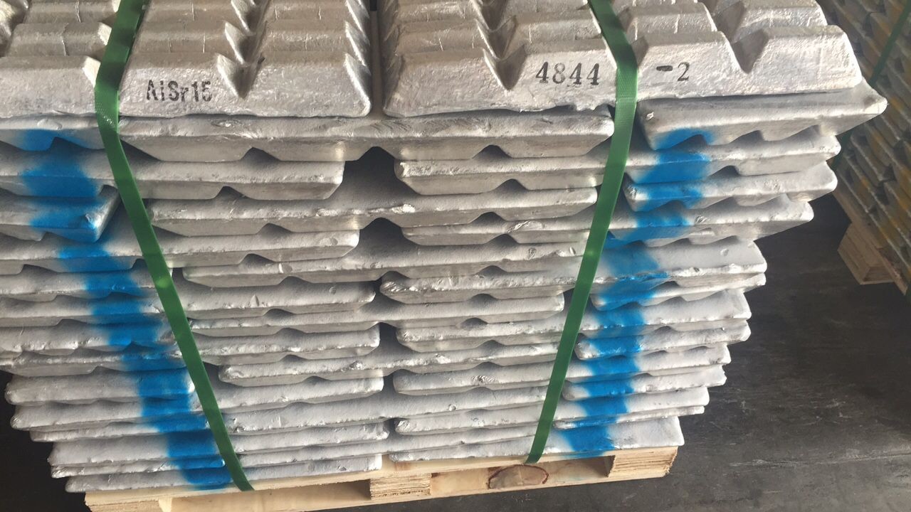 AlSr Al-10Sr Al-15Sr Aluminum Strontium Alloy Ingot Rod Coil Master Alloy