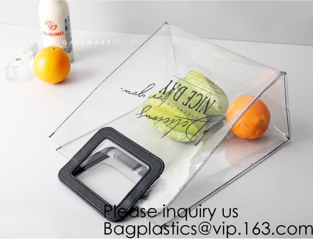 Clear Zipper Pouch with Strap Makeup Bag PVC Cosmetic Pouch,Printing Clear Zip lockk Cosmetic PVC Pouch, bagease, bagplast