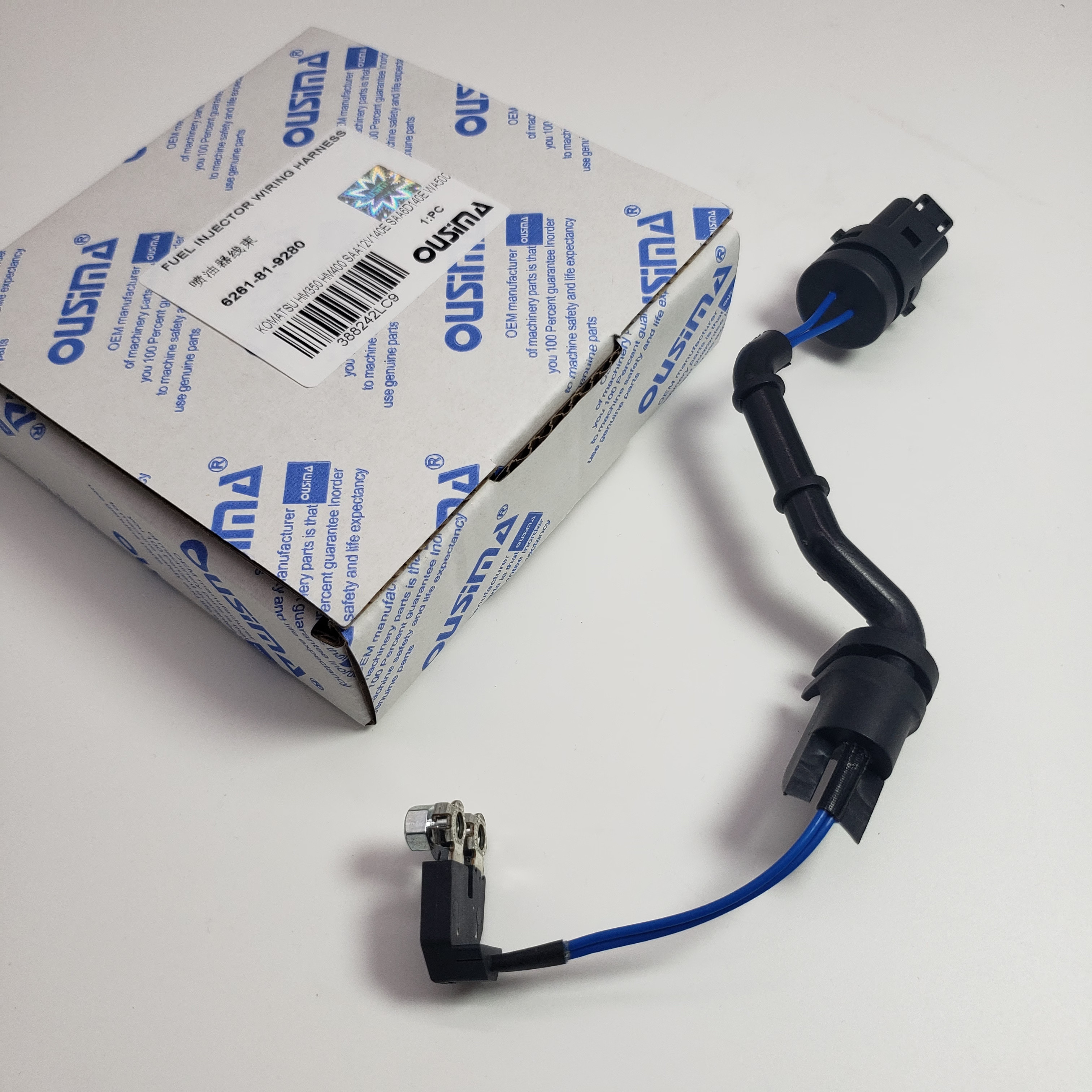 Fuel Injector Wiring Harness 6261-81-9280 For KOMATSU HM350 HM400 SAA12V140E SAA6D140E WA500