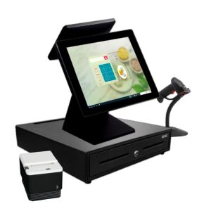 15.6 inch POS cash register with 10 point capacitive touch screen and customer