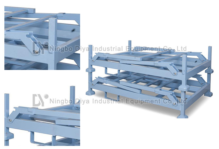 warehouse storage folding rack pallet stack rack retread Stacking Rack System