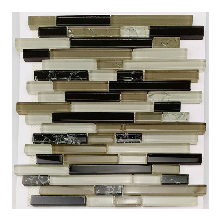 VS41MD/VS42MD/VS43MD/VS44MD/VS45MD Interior Tiles Waterjet Mosaics with Black Mirror